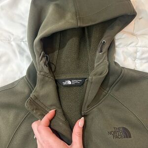 The North Face Olive Green Full-Zip Jacket